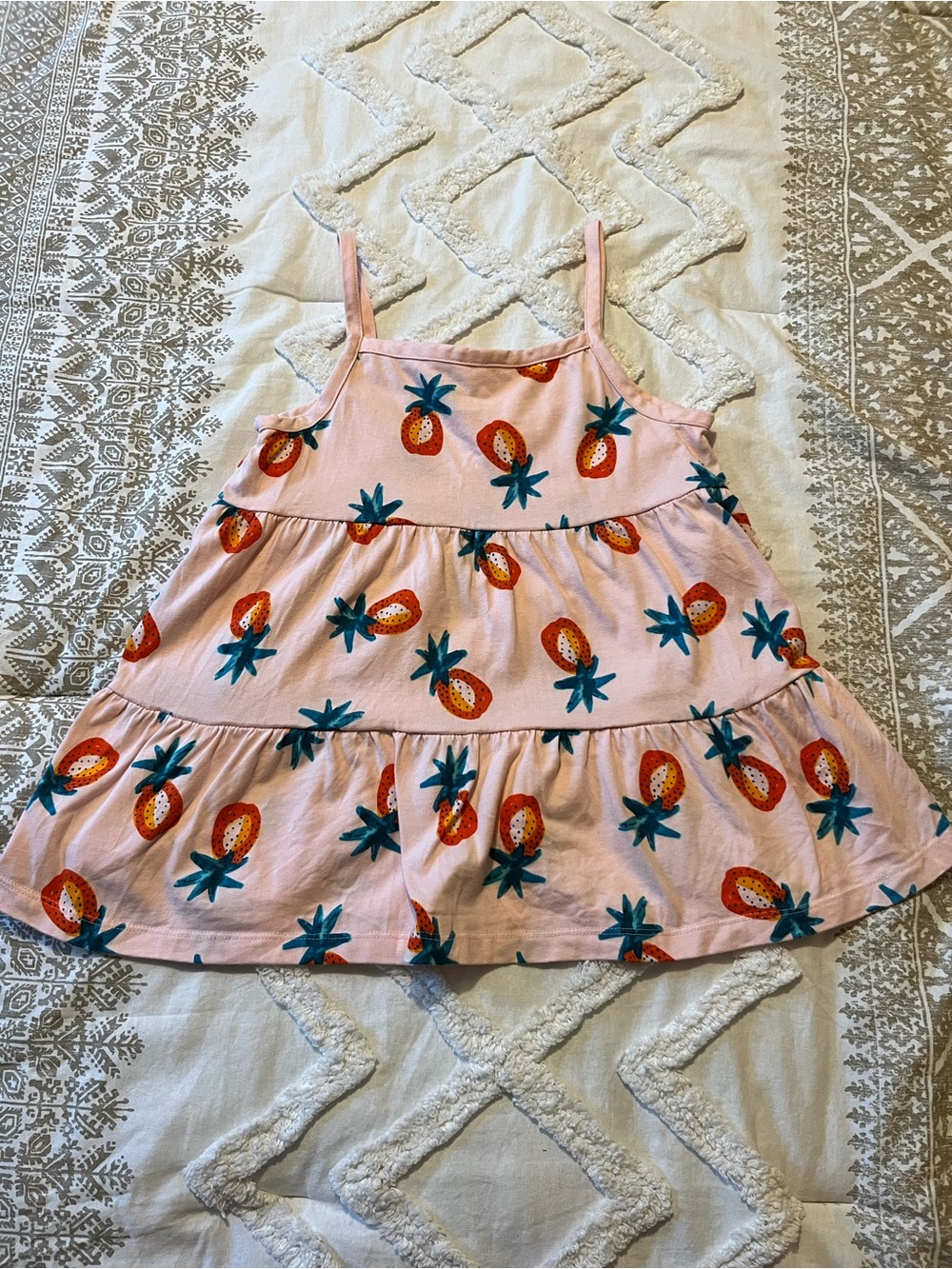Hanna Andersson Tiered Cotton Tank Top